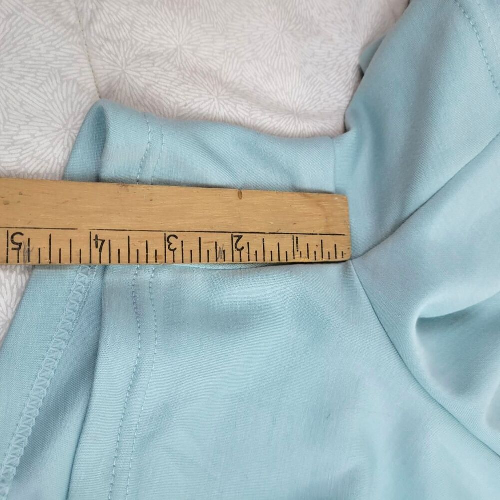 Velocity Active Ocean Breeze Light Blue Casual shorts elastic waist pockets M - Picture 5 of 8